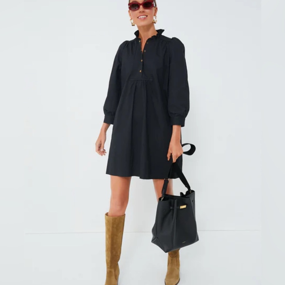 Pomander Place Black Long Sleeve Dress